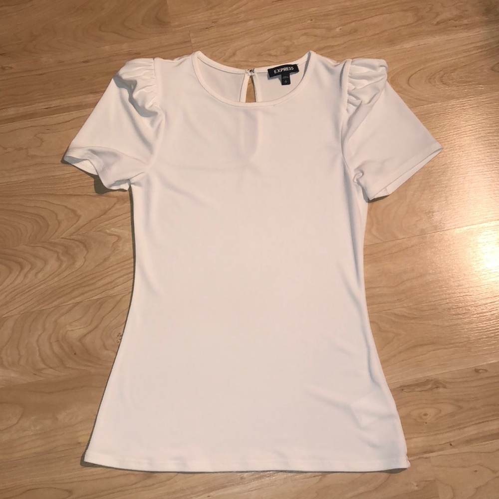 Never worn Express white blouse